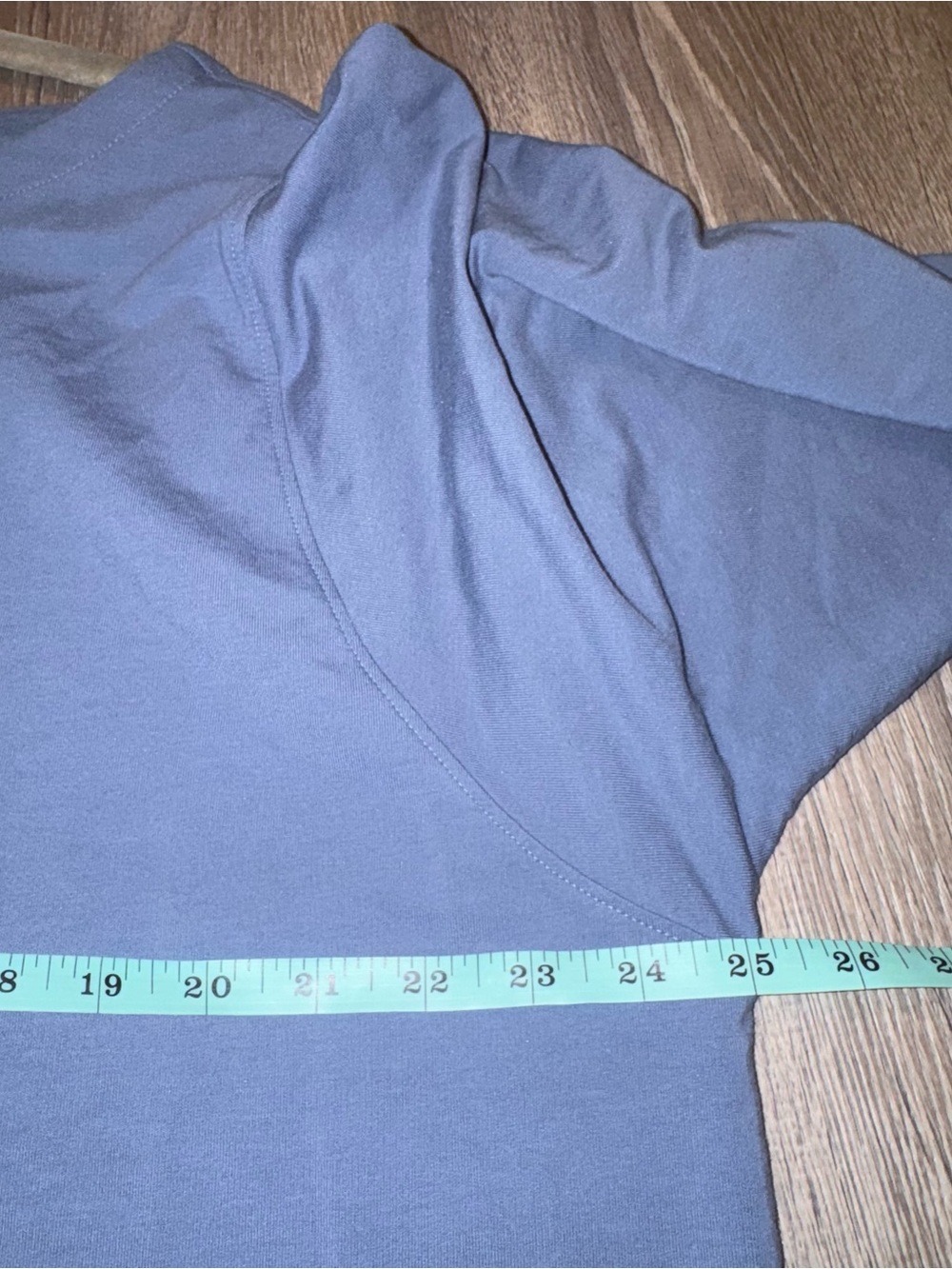 Pure Jill affinity French terry 3/4 sleeve shift shirt dress bayside blue 2X - Picture 11 of 14